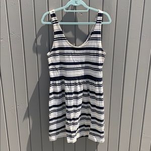 Black and cream casual J Crew dress